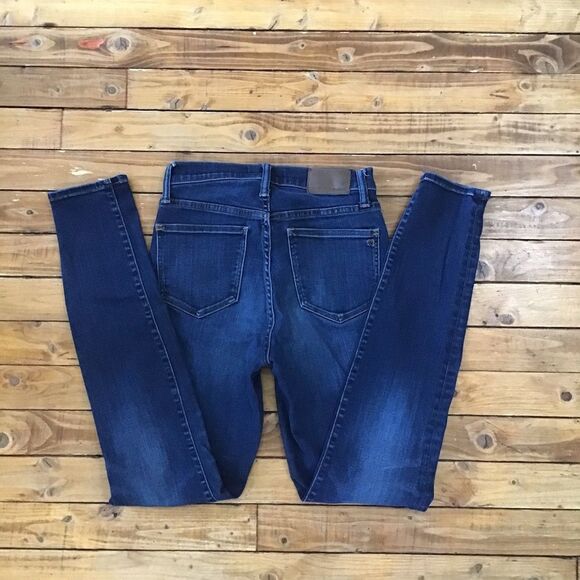 MADEWELL high rise skinny 9 » in 26 tall - Picture 2 of 14